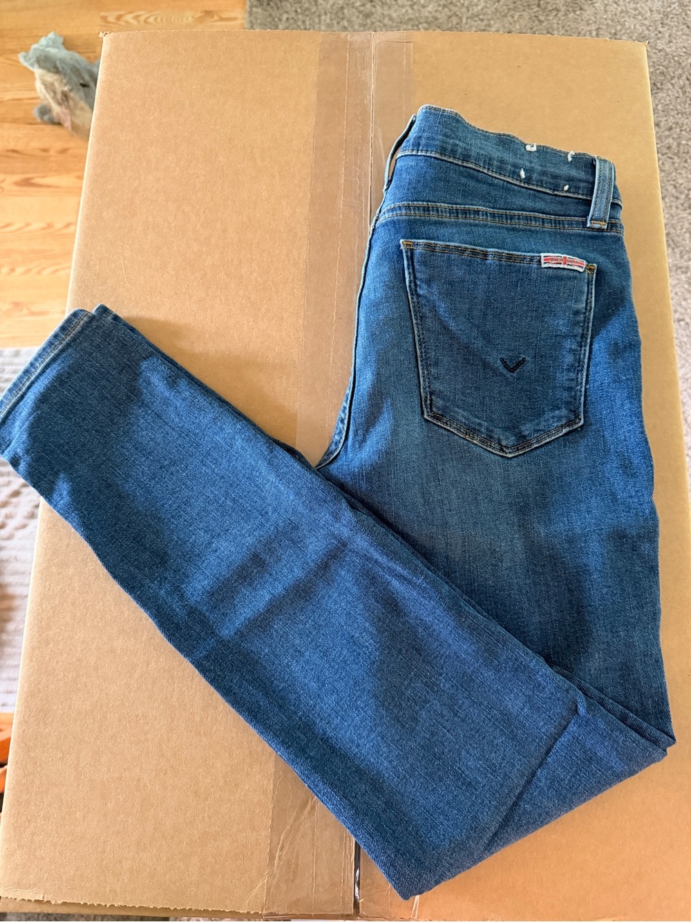 Hudson Jeans Skinny in Mid Blue Wash